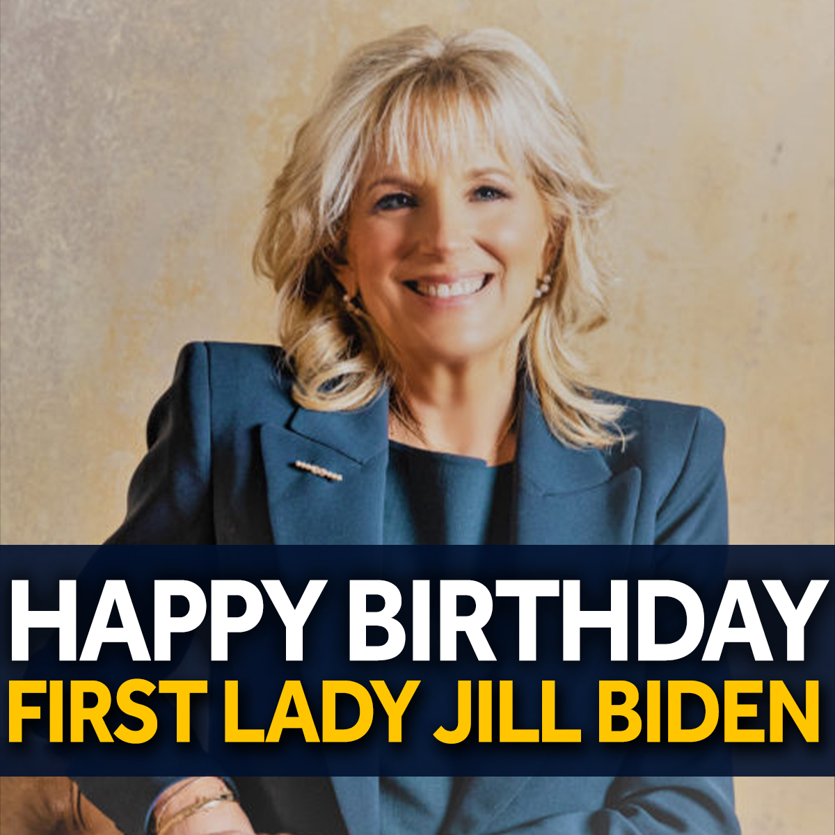 HAPPY BIRTHDAY to our nation\s First Lady, Dr. Jill Biden! She is celebrating her 70th birthday today. 