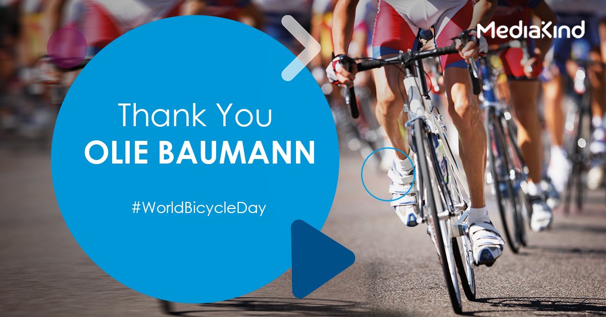 Media_Kind's tweet photo. When the pandemic began, Olie Baumann initiated an online #cyclingclub for anyone interested in cycling and keeping fit. His idea brought a group of people together from all over MediaKind in a communal experience.
#WorldBicycleDay 🚴 https://t.co/rGRUHBc7Vv