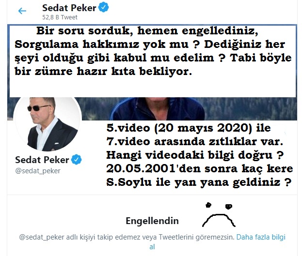 #veyis  Gazeteci olsan bu duruma düşersin, Gazeteci olmasan engellenirsin.  Soru sormak suç mu?