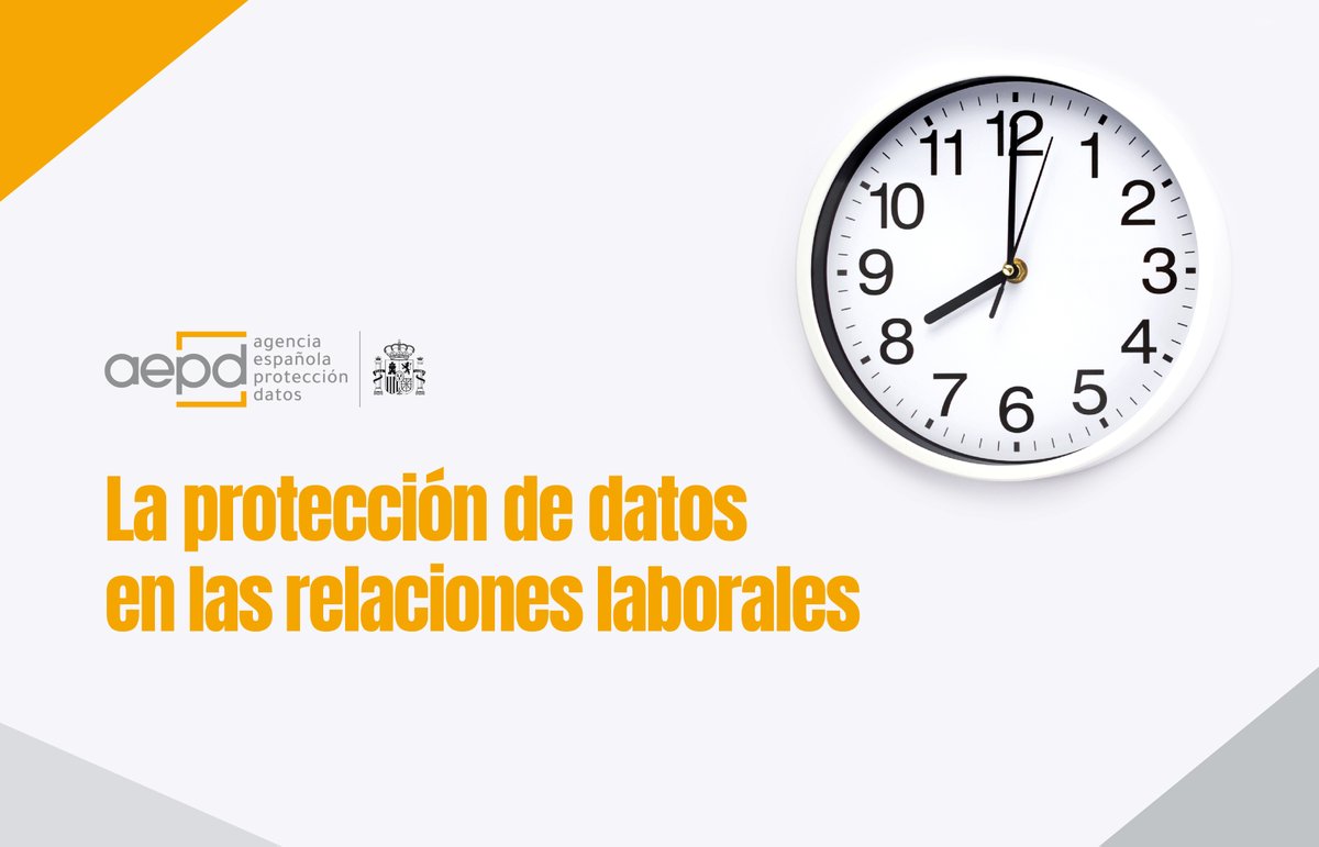 AEPD_es's tweet photo. ¿En qué situaciones puedo ejercer mi derecho de supresión de los datos personales ante la empresa en la que trabajo? Dispones de información sobre #ProtecciónDeDatos y relaciones laborales en esta guía.
▶ https://t.co/gEFPnlHVu9 https://t.co/5o8gLqpQSq