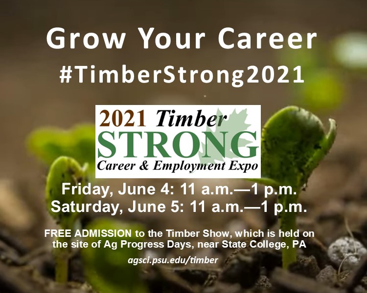 PSUecosystems's tweet photo. Job Fair - during Timber show, tomorrow June 4-5. This event has an attraction to wood products, technology, forestry, land management and business graduates or students. A Career Expo featuring industries hiring and with good benefits.
#psuecosystems #timberstrong #freeadmission https://t.co/3ajzhzwLNU