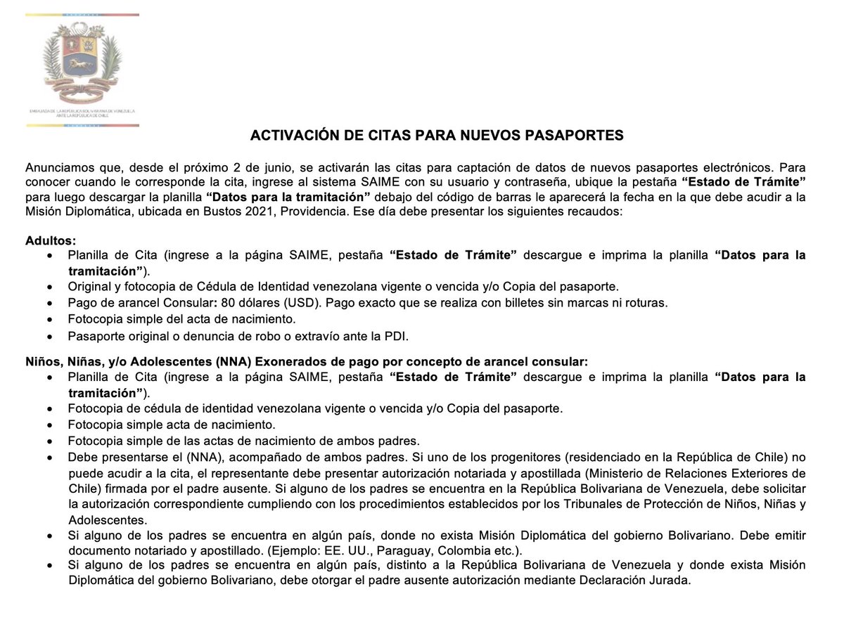 Embajada de Venezuela en Chile tweet media