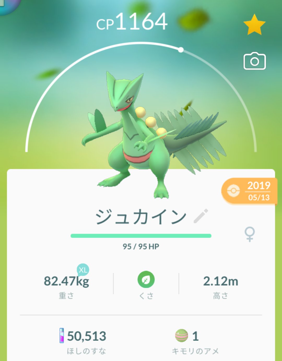 Twitter 上的 マサアキ ポケモンgo キモリのアメが100個集まったので ジュプトルからジュカインに進化させました ポケモンgo キモリ ジュプトル ジュカイン 進化 T Co Owr0acy1ga Twitter