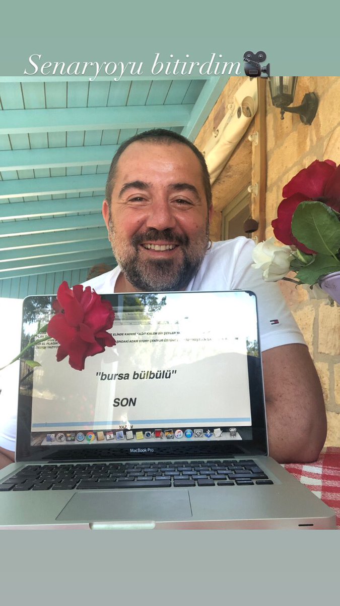 #bursabülbülü filmimizin senaryosunu bitirdim ❤️🖖 kavuşmak dileğiyle 🎥