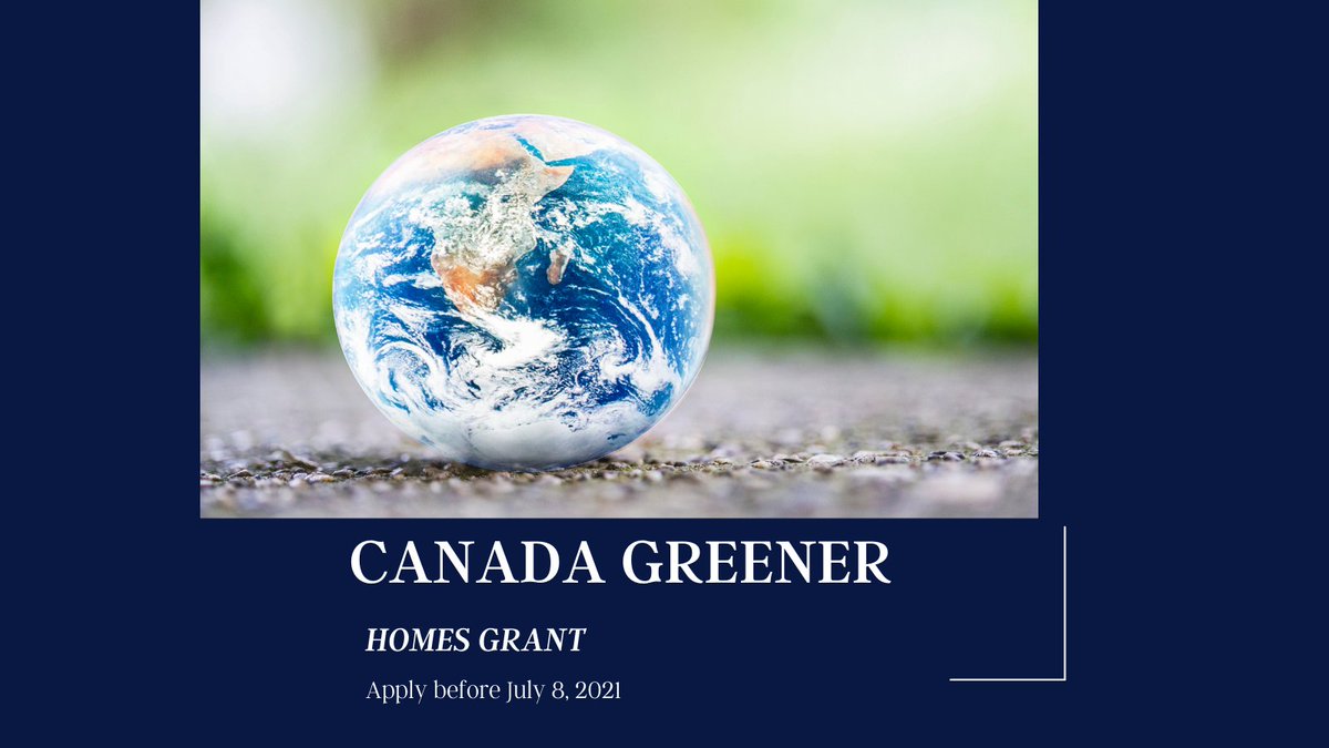 NancyBensonOtt's tweet image. 💲5,000 HOME ENERGY GRANT! 
🌎GREENER HOME IMPROVEMENTS🏡
Canada Greener Homes Grant Program to help Canadians retrofit their homes to make them more energy efficient
👉LEARN MORE ow.ly/12Wk50EZr3i  
BLOGS &amp;amp; NEWS
#governmentgrant #greenerhomegrant ##greenerhomesgrant
