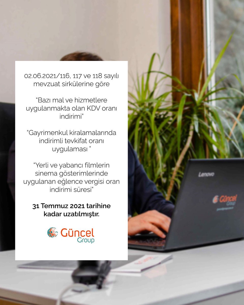 guncelgroup's tweet photo. 02.06.2021/116, 117 ve 118 sayılı mevzuat sirkülerine göre: https://t.co/gTUFPonXFx