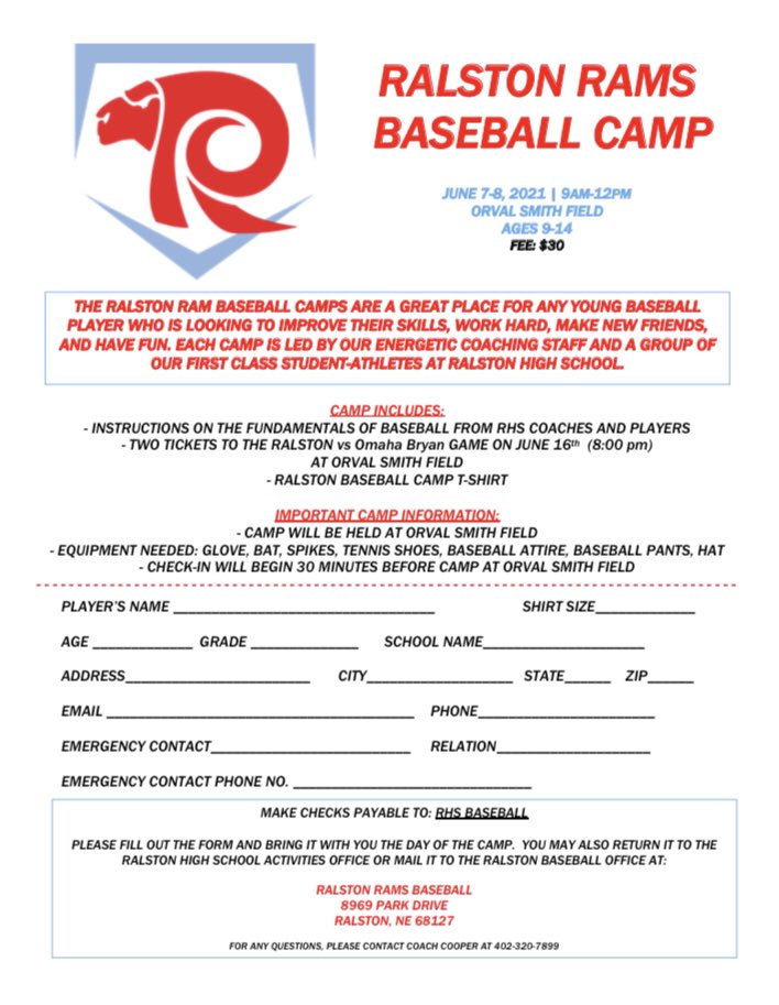 Ralston Baseball (SOS post 373) on Twitter "Don’t our