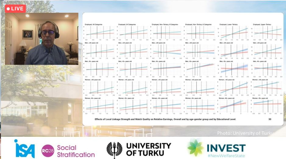 Professor Thomas A. DiPrete <a href="/Columbia/">Columbia University</a> gave today's other inspiring keynote about Coordinated Markets, School-to-Work Linkages, and Labor Market Outcomes in the European Union. #RC28Turku