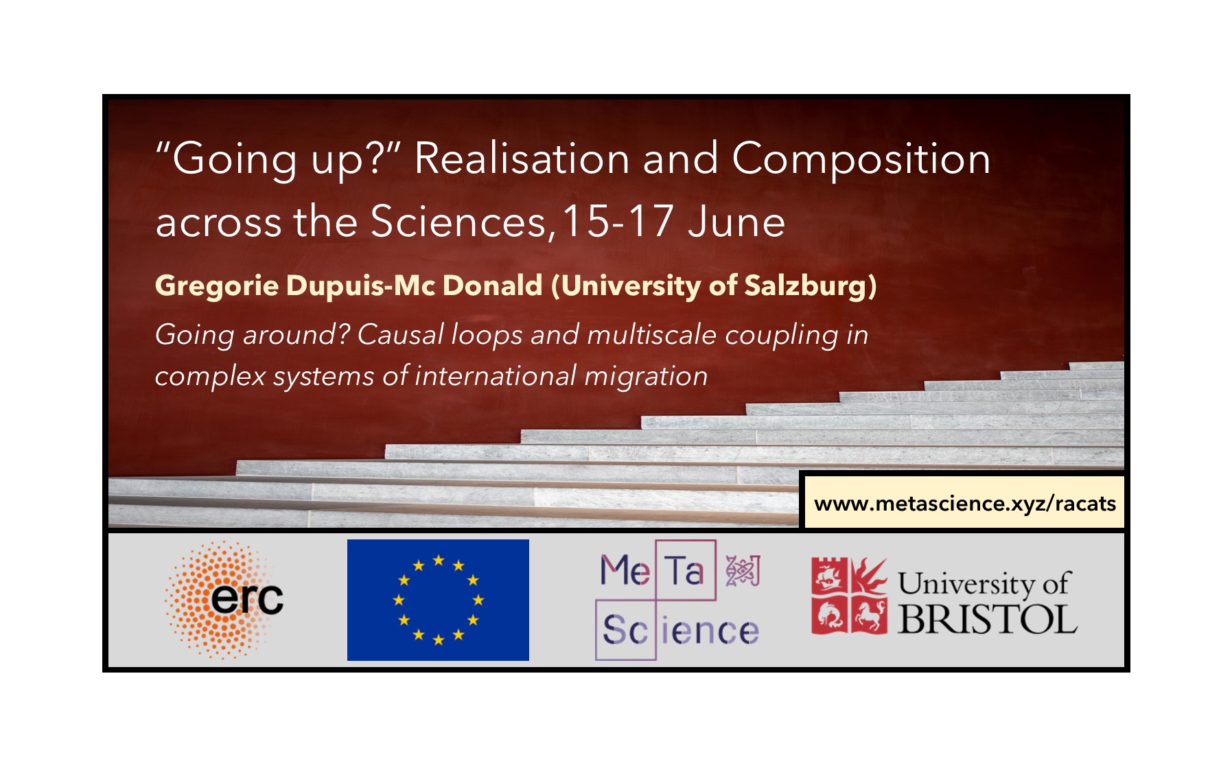 infrastruktur Alvorlig excitation MetaScience on Twitter: "Gregorie Dupuis-Mc Donald (University of Salzburg)  really piqued the reviewers' interest with this submission! 'Going around?  #CausalLoops and multiscale coupling in #ComplexSystems of  #InternationalMigration'. 14:45 BST ...