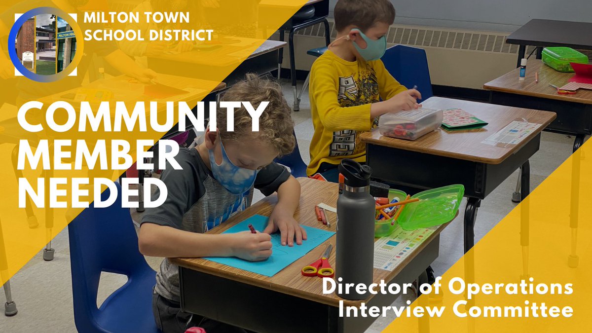 MTSD is seeking a community member who's interested in serving on the MTSD Director of Operation committee. 
For more information visit the link below.
mtsd-vt.org/apps/news/arti…
#CommunityMembers #mtsd #vted #seekingvolunteers