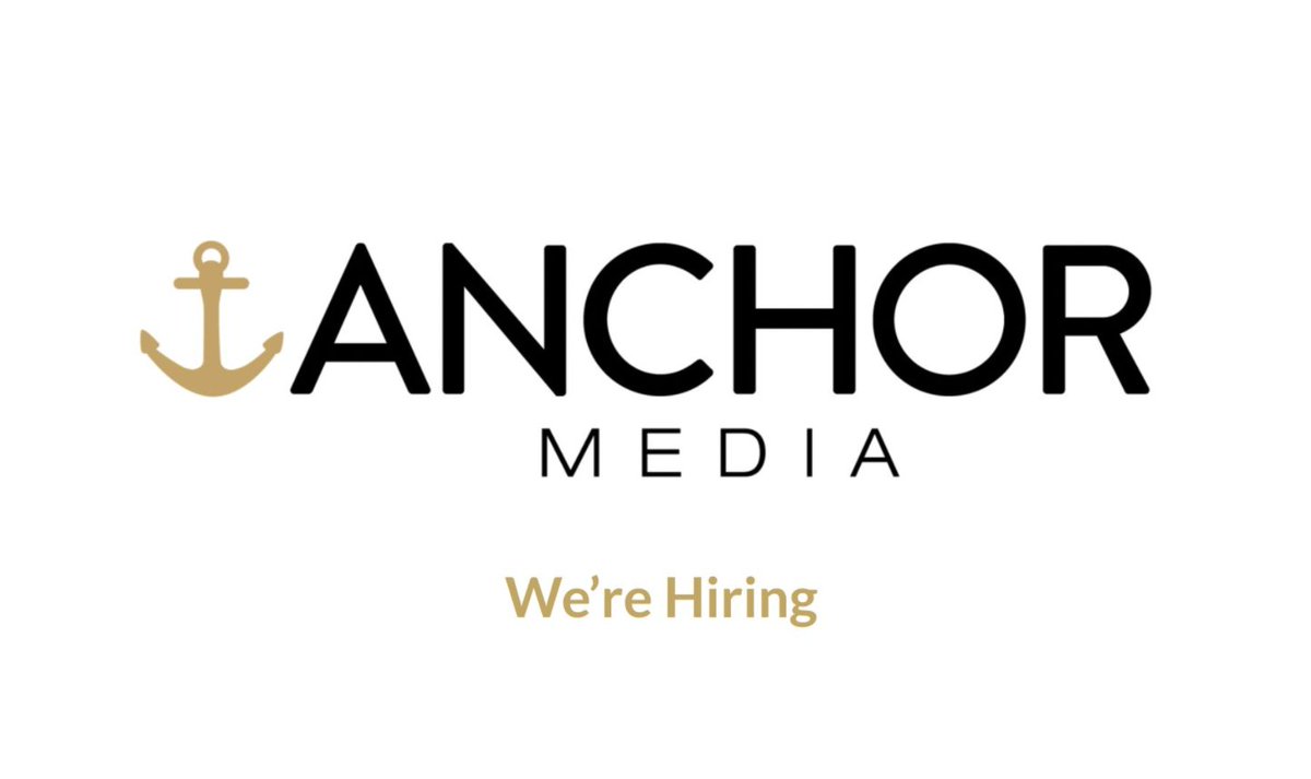 We're #hiring a Marketing Associate!

For more information on the position and how to apply, please visit: anchormedia.com/marketing-asso…

#socialmedia
#remotework
#marketing