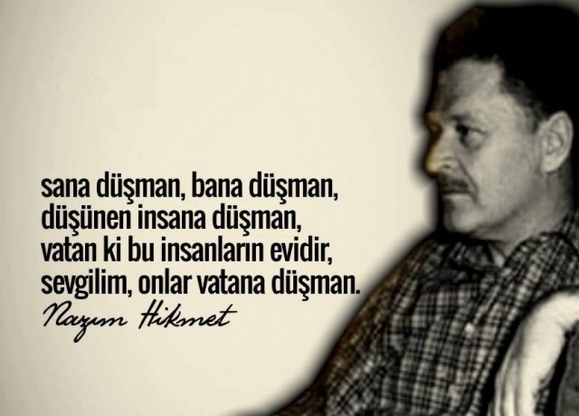 saygıyla anıyorum #NazimHikmet