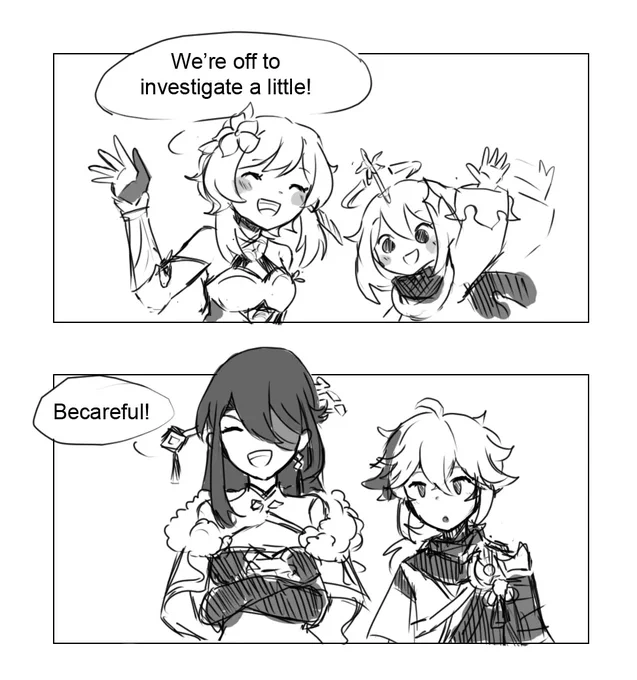 Need to get used to drawing again after a month doing nothing but school works and games😭

anyway, welcome to the Lumine Harem Kazuha!

#kazulumi 