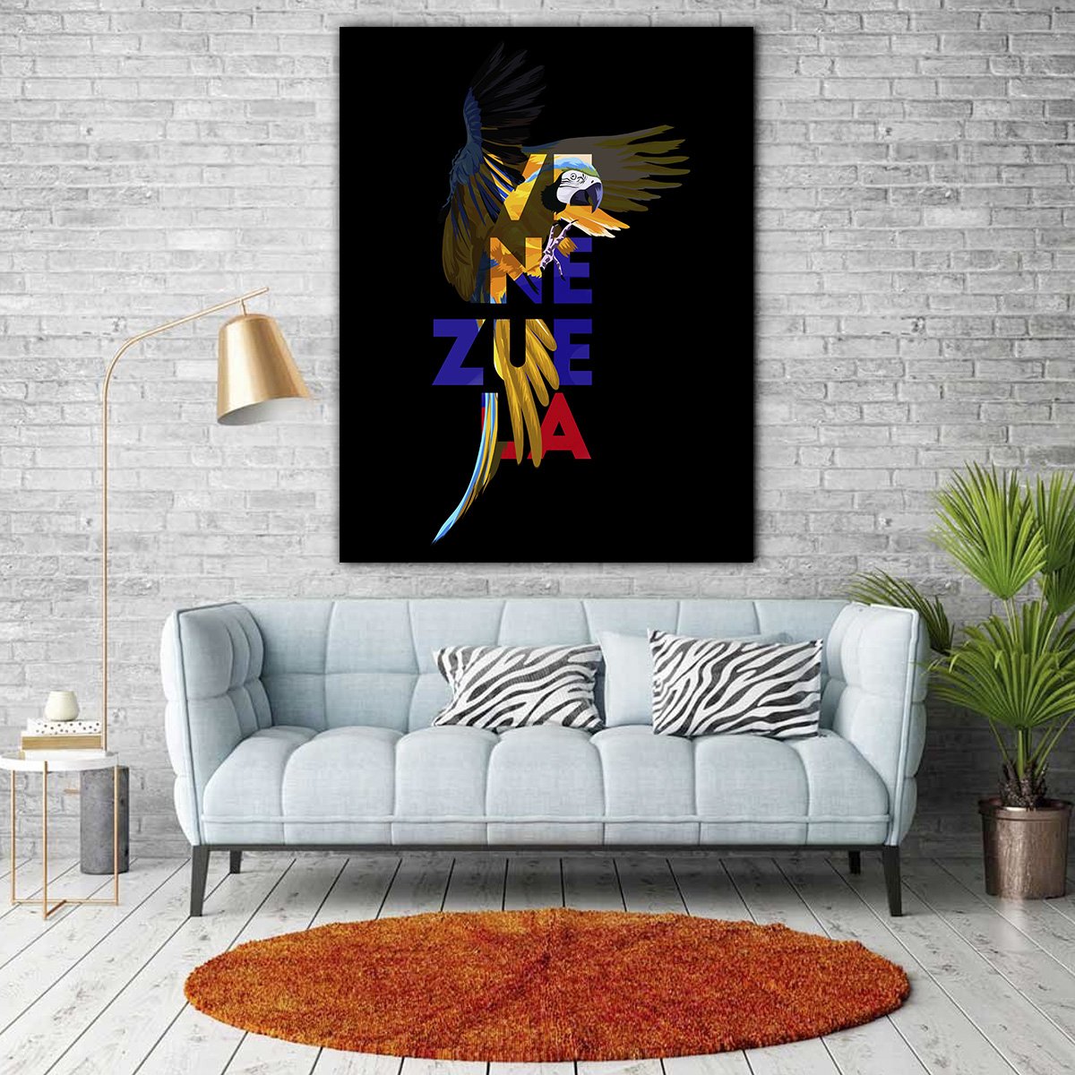 ArtifulStore's tweet photo. As Caracas is painted orange, flocks of macaws, hundreds of Guacamayas fly through the skies, making the sound that accompanies the memorable and spectacular sunsets.💥

#canvasart #artist #homedecor #art #venezuela #vzla https://t.co/r06e3Yw8yJ