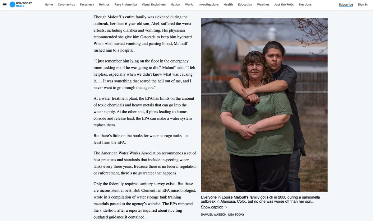 Some recent work for <a href="/USATODAY/">USA TODAY</a> and be sure to check out the reporting from <a href="/KyleBagenstose/">Kyle Bagenstose</a>.