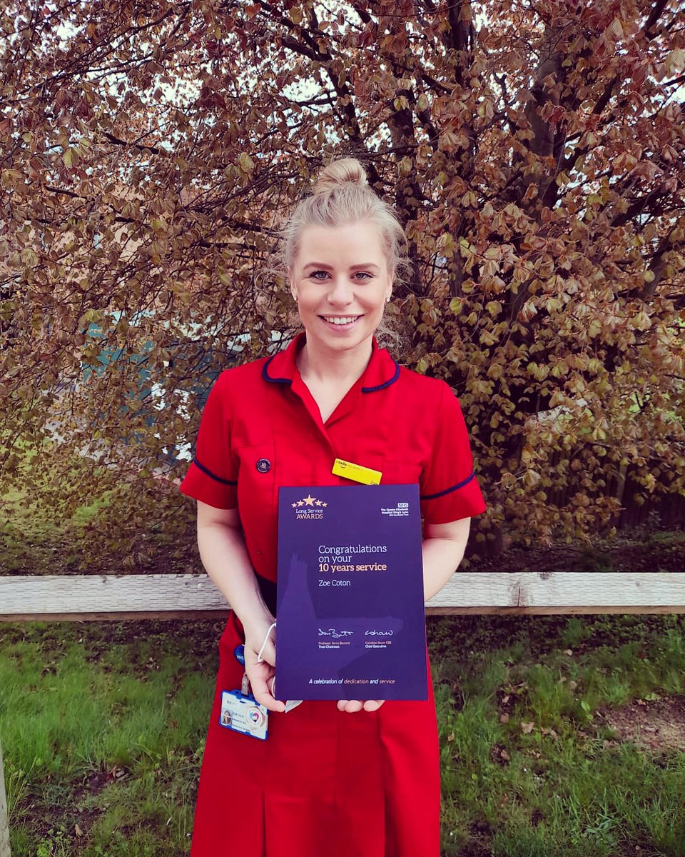 Zoe Coton (@zoecoton) on Twitter photo Received my 10 year service award a couple of weeks ago. Now I only have 4 weeks left <a href="/TeamQEH/">The QEH King's Lynn</a>! Rounding off on a good number I think 🥰 #NHS #LongService Received my 10 year service award a couple of weeks ago. Now I only have 4 weeks left <a href="/TeamQEH/">The QEH King's Lynn</a>! Rounding off on a good number I think 🥰 #NHS #LongService