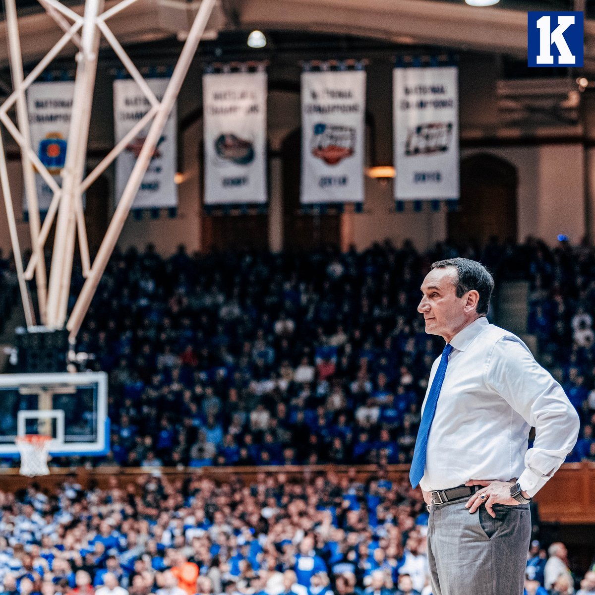 🐐 5 national titles

🐐 1,170 wins (most all-time)

🐐 12 Final Fours (tied for most all-time)

🐐 15 ACC Tourney titles (most all-time)

🐐 97 NCAA Tourney wins (most all-time)

🐐 126 weeks ranked No. 1 (most all-time)