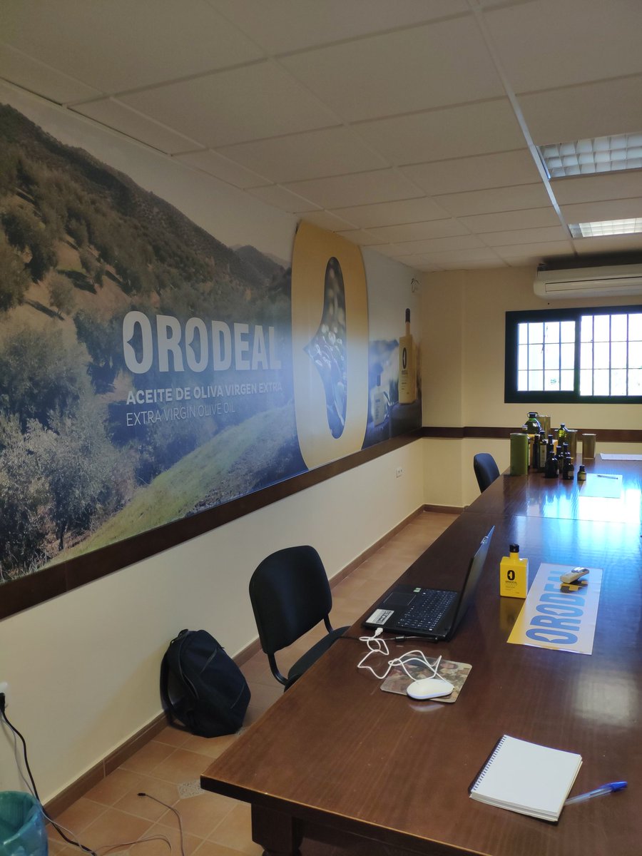 Happy to stay today in <a href="/ORODEALPREMIUM/">ORODEAL</a> mill working for future projects 2021-2022 #oliveoil #meddiet #Granada #Andalusia #Spain