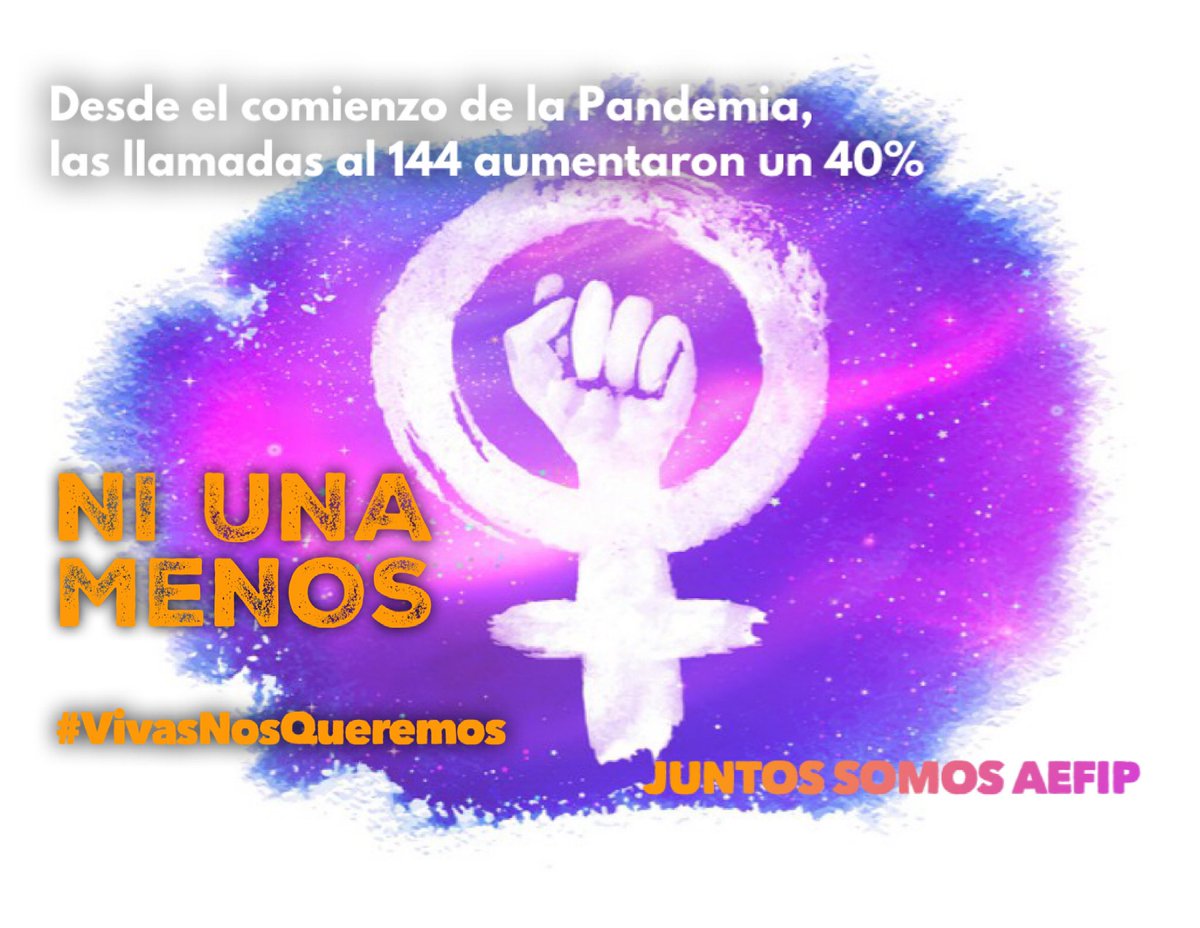 La pandemia dejó al descubierto otras formas de violencia contra la mujer:
Sobrecarga de tareas de cuidado🏡 
La exclusión de los espacios de decisión en el Sector Público 🏢
Y sobre todo, la falta de contención de parte de los actores sociales que deben protegernos. #NIUNAMENOS
