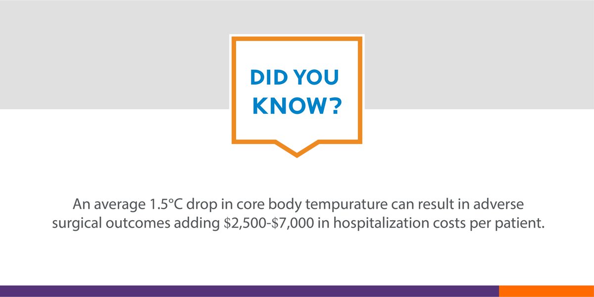Maintaining your patient's temperature throughout their entire procedure can help prevent this. Learn more about the variety of modalities we offer to maintain #normothermia for all your patients. gentherm.com/en/medical/nor… #temperaturemanagement
