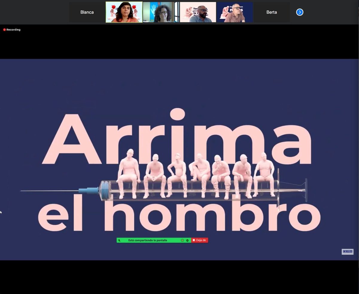 #Arrimaelhombro 💉 “Me siento afortunada por vivir en un país donde tenemos acceso a las vacunas", Julia del Amo, directora del SPNS <a href="/sanidadgob/">Ministerio de Sanidad</a> 
“Hemos colaborado intensamente con las personas con #VIH. Mi reconocimiento a todo el #tercersector durante este año de pandemia.”