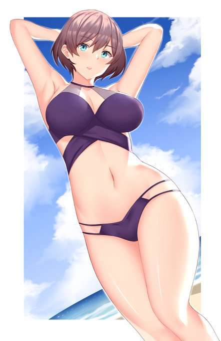 ムジナ #ムジナ(SSSS.DYNAZENON) #SSSS.DYNAZENON #水着 #腋 https://t.co/Z7z82ESx9N 