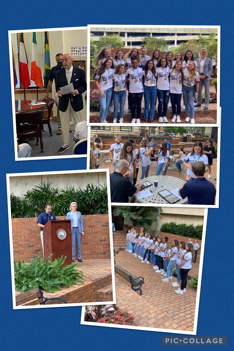 AhnSoftball's tweet photo. What a great morning down at city hall. The girls got sized for their rings 💍 then they got commendation from the city. Thank you Mayor Castor and Councilman Miranda for taking time out of your busy schedules to meet with the girls. #Jags💙🐆💛#BusinessIsFinished #StateChamps https://t.co/2IaIZp5kgT