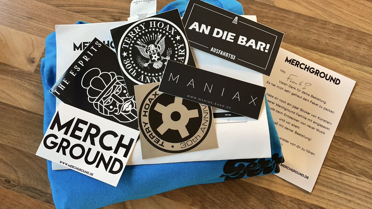 Yes!! 🤘🏻 <a href="/TerryHoax/">Terry Hoax</a> #Merchground #Shirts #fuckinggoodmusic #MusikistLeben