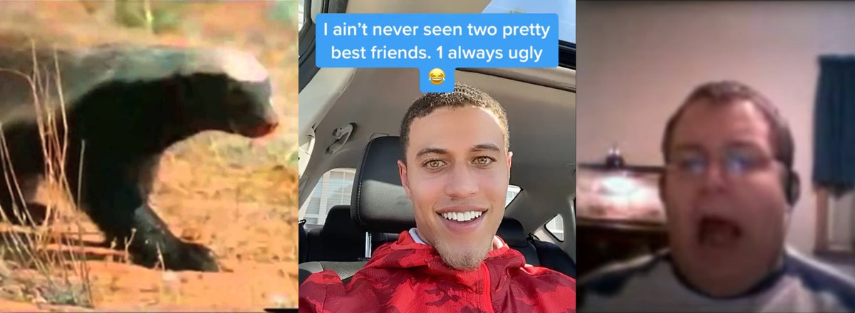 netgems_co's tweet photo. 3 viral creators, 3 days, starting at 3 ETH -- the viral personalities behind Honey Badger Don’t Care, 2 Pretty Best Friends, and Numa Numa have launched their NFTs on Opensea! Auction ends Sat. at 12:00pm ET! @Randallsanimals @jayrscotty @Gman250 #NFT 

https://t.co/70DEcVmhrZ https://t.co/rOiwgZVyim