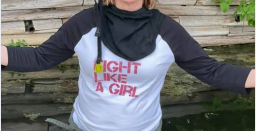 FireWomanJo1's tweet photo. What a model! @FireSheFights!!
Be like Tracy! Find your next favourite slogan T -
Original Designs -
https://
https://t.co/JKAf2zcF2Y
#FIREWOMAN #fightlikeagirl #womeninfire #tshirtdesign #ecocollection https://t.co/Se3zIJNWOi