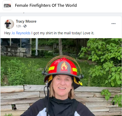 FireWomanJo1's tweet photo. What a model! @FireSheFights!!
Be like Tracy! Find your next favourite slogan T -
Original Designs -
https://
https://t.co/JKAf2zcF2Y
#FIREWOMAN #fightlikeagirl #womeninfire #tshirtdesign #ecocollection https://t.co/Se3zIJNWOi