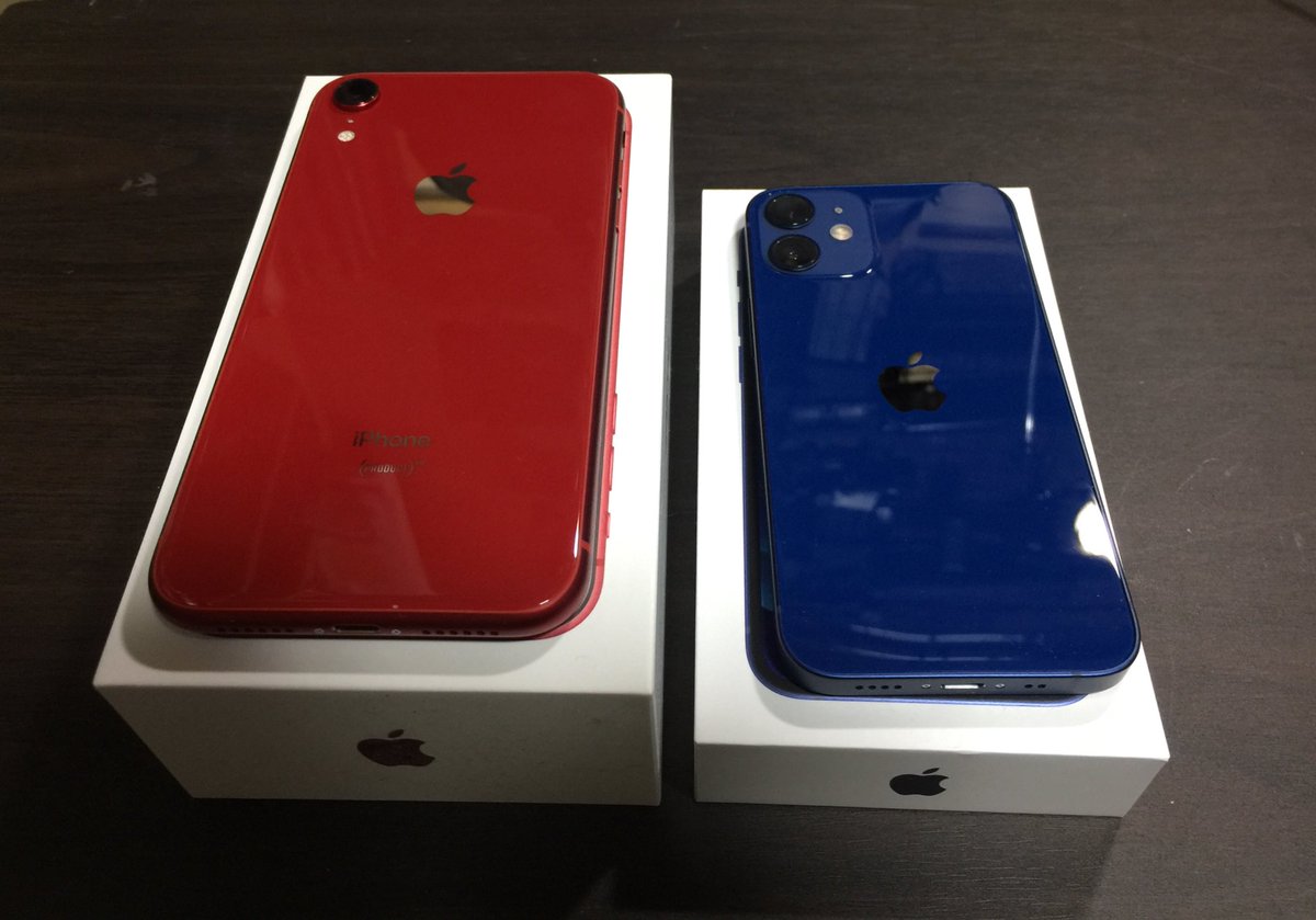 カインの趣味垢 約2年使ったiphonexrを12miniへ機種変更しました 軽さは正義でした Xrは 残債清算のためソフトバンクへお返しします