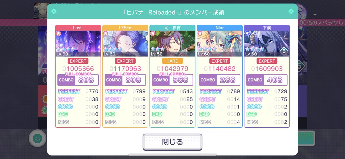 Last_fv's tweet photo. やっとフルコン取れた。 https://t.co/CF3TfkINIa