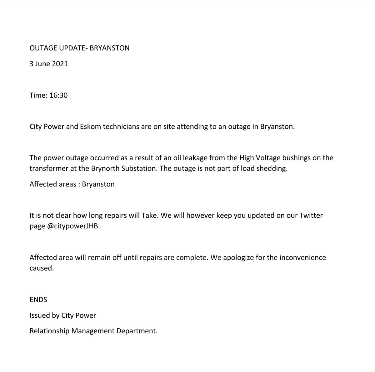 @CityPowerJhb tweet media