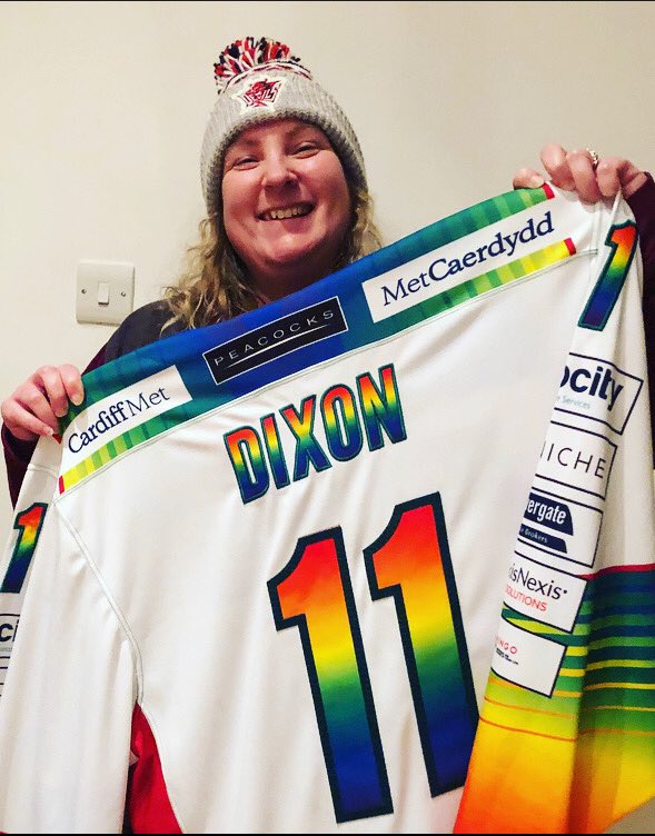 Pathologists are more than just doctors and scientists. Some pathologists like hockey, some pathologists are gay, some pathologists are allies. This is me from last year’s <a href="/cardiffdevils/">Cardiff Devils</a> Pride night. 
#pathologyisforeveryone #gaymedtwitter #gaypathtwitter <a href="/RCPath/">RC of Pathologists</a> 🏳️‍🌈🏳️‍⚧️