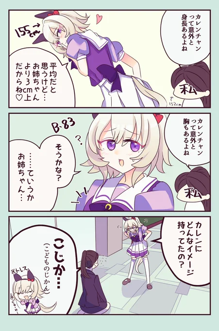 カレンチャンの初育成後の印象とプロフィールを見た後の衝撃が強い!という感想漫画(カレンチャン夢女子) #カレンチャン 