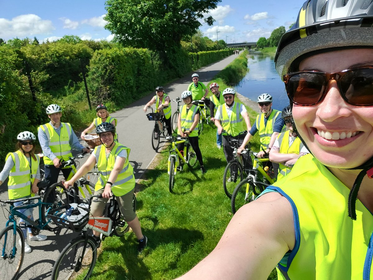 Happy #WorldBicycleDay What a beautiful day for a lunchtime cycle with the Active Travel Team <a href="/fingalcoco/">Fingal County Council</a> <a href="/davestorey18/">Dave storey</a> <a href="/AndrewNolan5/">Andrew Nolan</a> <a href="/smidgemcg/">Sarah McGrath</a> <a href="/66Moynihan/">Marion.moynihan.66@icloud.comm</a> #ActiveTravel #LoveCycling