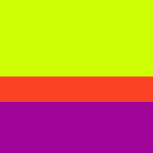 colorschemer's tweet image. consolable neon yellow
multidisciplinary orangey red
heliocentric barney purple
