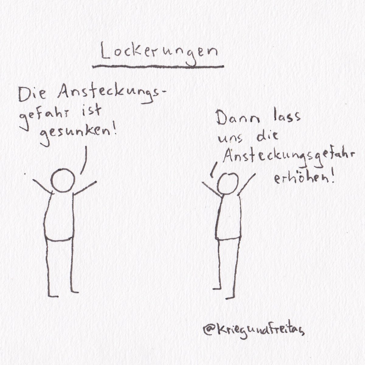 zeroCovid_DACH's tweet photo. Immer wenn es gerade besser wird, wird alles dafür getan, dass es wieder schlechter wird. Gefangen im Lockdown-Öffnungs-Jojo. 

Dabei könnte die Gesellschaft viel bewusster handeln und damit Vielen viel Leid ersparen!

@kriegundfreitag dazu on point: https://t.co/C2z7VMs3Aw