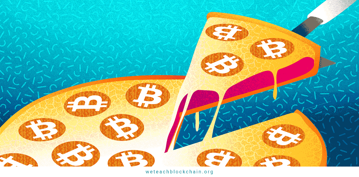 bchaininstitute's tweet photo. Happy #Bitcoin Pizza Day! π
If you don't know what bitcoin pizza day is all about, check out this short video from the Crypto Curious Couse! https://t.co/vbPEaJ06Yn
#bitcoinpizzaday #bitcoinpizza #weteachblockchain https://t.co/yCFL6gV84O