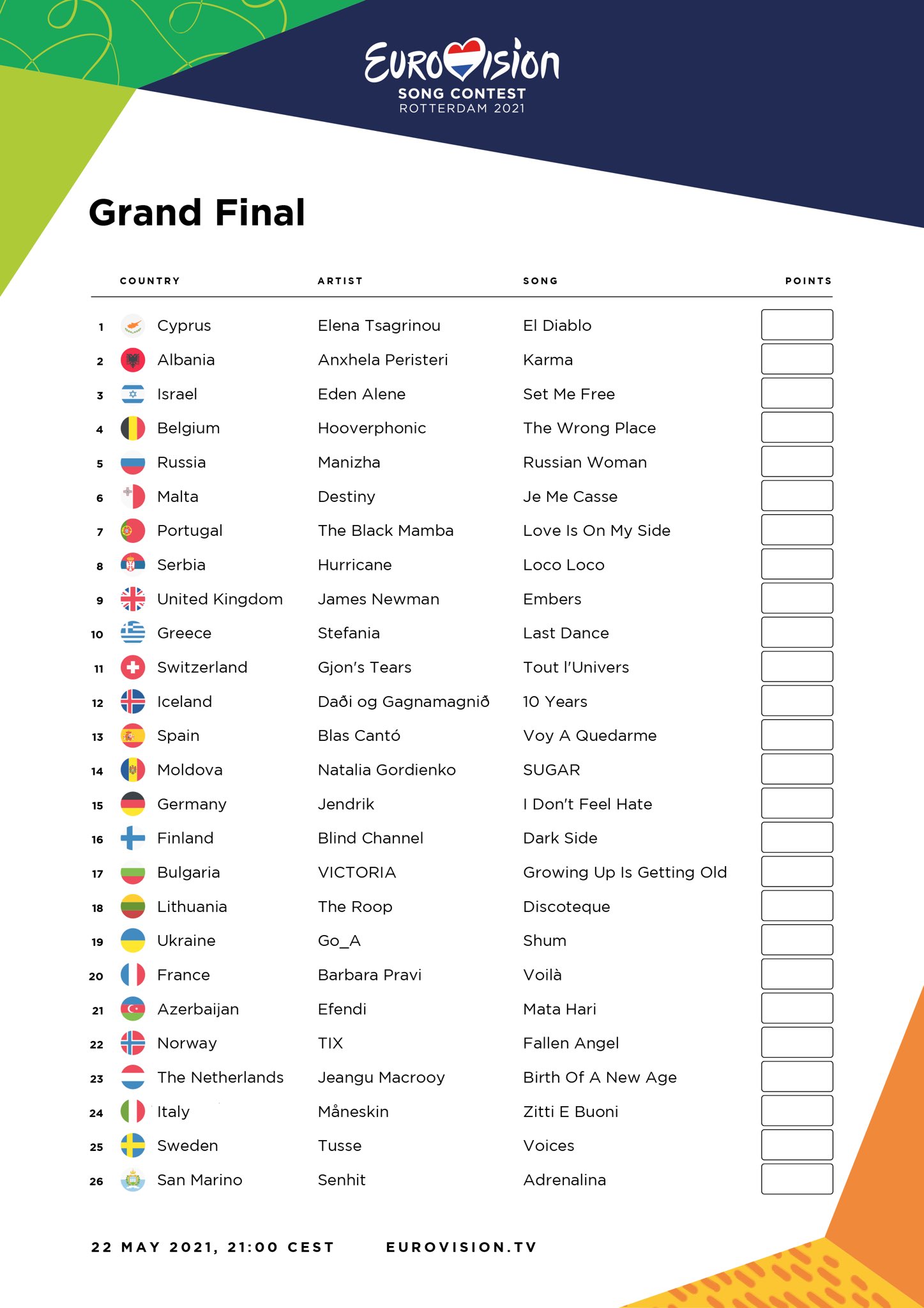 Eurovision Song Contest on Twitter "Get your official Eurovision