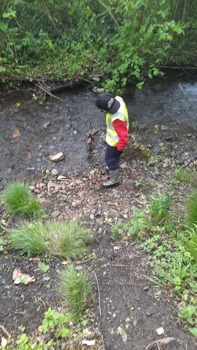 gem_davies88's tweet photo. Owain litter picking in the village, he worked really hard to reach all the litter he could see. He's desperate to make a difference! @YsgolTrimsaran https://t.co/QR1MASBCRY