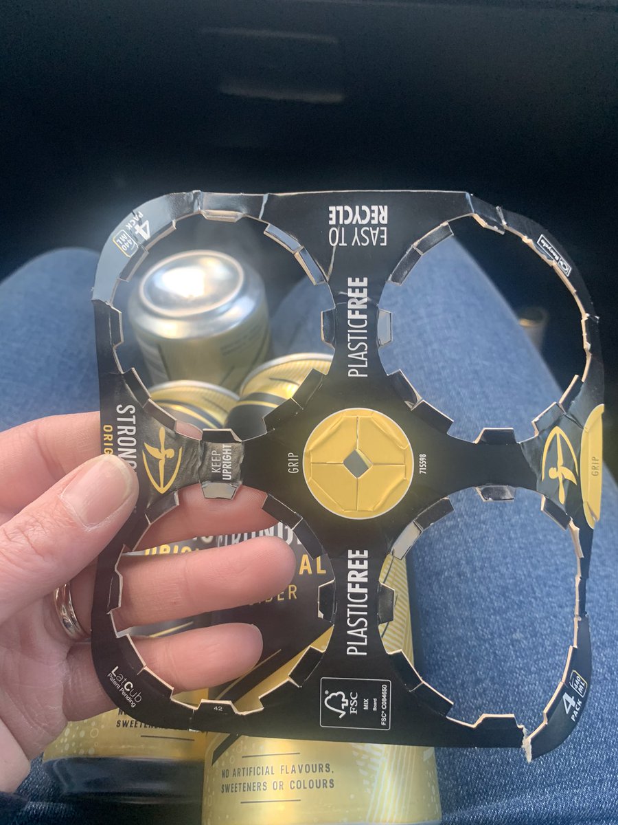 RawRoberts's tweet photo. @strongbowuk so this is a waste of time. All cans had fallen out before I got out the shop! https://t.co/Or3yOpnscD