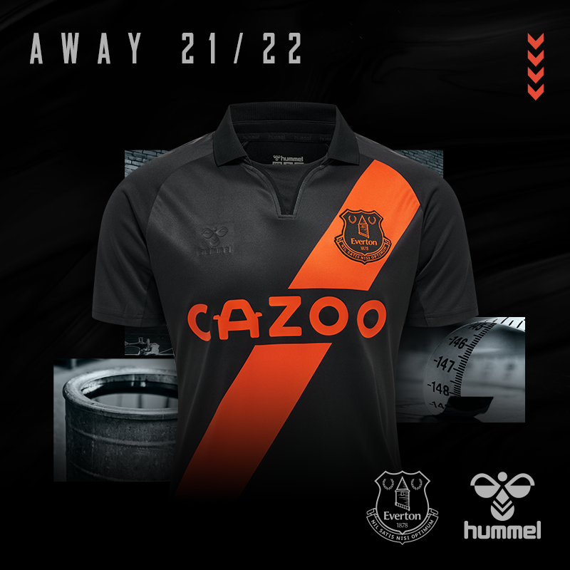 🖤 *GIVEAWAY* 🧡 You now have the chance to win the new @everton 21/22 away kit that will be worn by the players at tonight's fixture against @ManCity 🔥💪 To win a shirt: 1) RT + like this 2) Follow @hummel1923 3) Guess the result of Man City 🆚 EFC #AsOne #TheBlackWatch