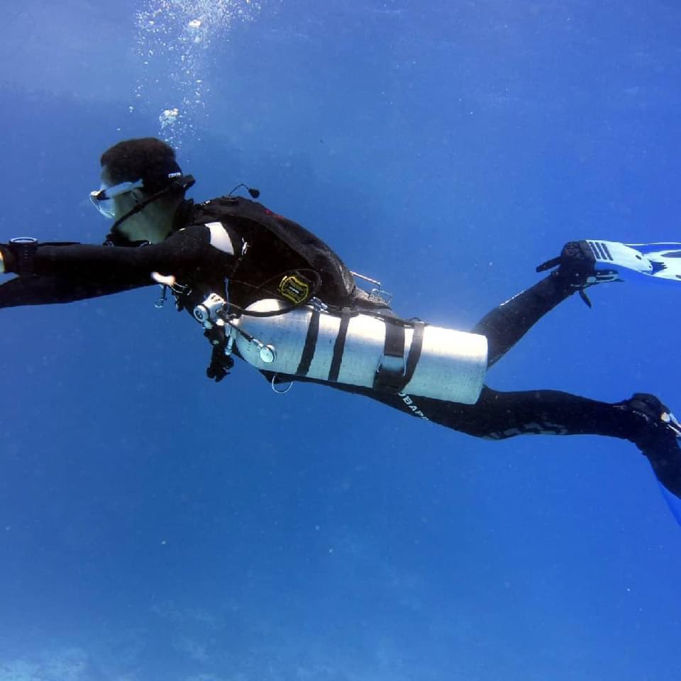 DeRedsea's tweet photo. First Time Sidemount Diving for me 👌🤿  #diving #sidemount #scubadiving #scuba #tauchen #RedSea #Egypt #marsaalam https://t.co/p5WQpPTCvm