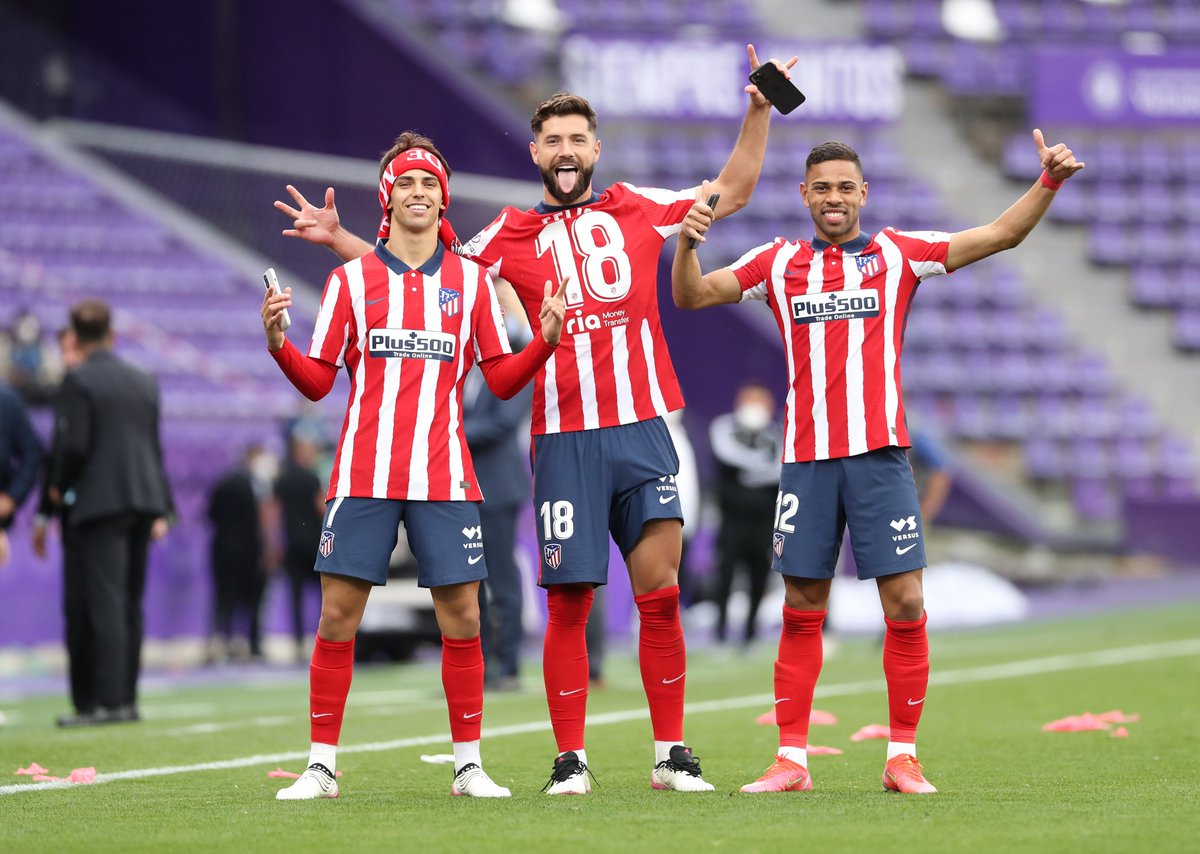 strivesport's tweet photo. Atlético Madrid are the 2020/21 @LaLiga champions! 🏆

#LiveOnStrive https://t.co/PyKcMQPiib