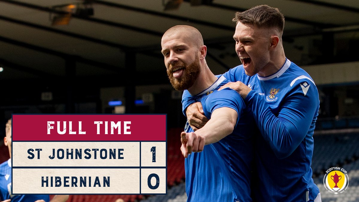 ScottishCup's tweet photo. 🏆 @StJohnstone have won the Scottish Cup!

It's a historic Cup double for the Perth Saints 🏆🏆

#ScottishCupFinal https://t.co/vSzBbOCAFG