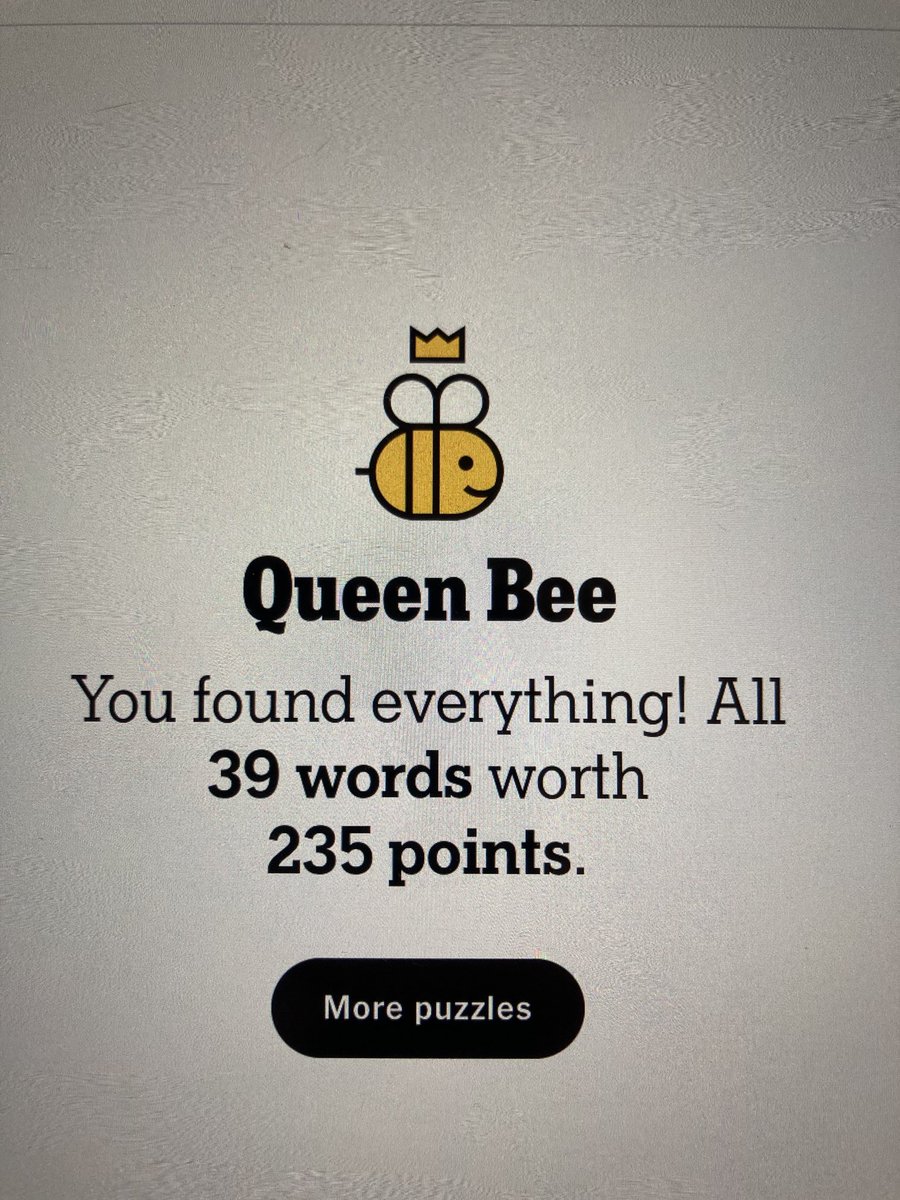 Well, this doesn’t happen often.