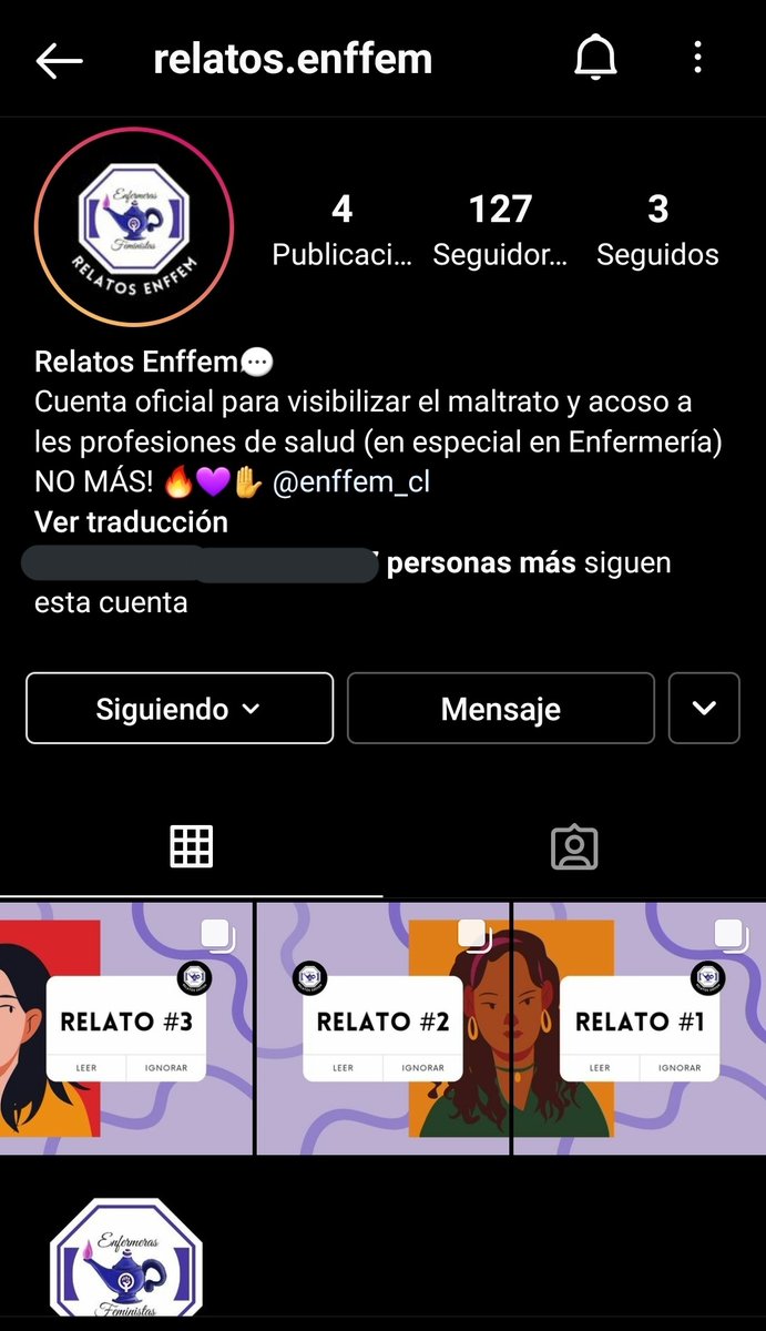 enffem's tweet photo. Relatos de maltrato y acoso en salud 🗣, #enffem✍.
➡️#instagram: relatos.enffem https://t.co/XoRmp6QDG9
➡️#Facebook: Relatos Enffem https://t.co/fgt3U42Hia