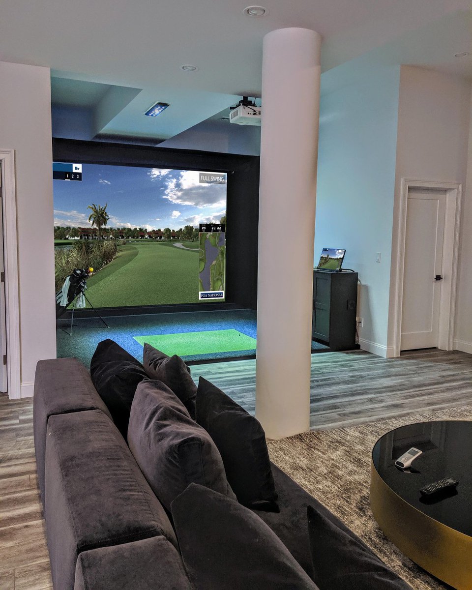 FullSwingGolf's tweet photo. An utterly sleek basement design ⛳ #basementgoals

Visit the link in the bio to learn more! https://t.co/mwS0LDjaW0